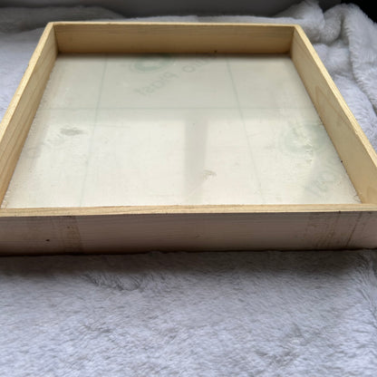 Pine Wood Floating Frame - Square