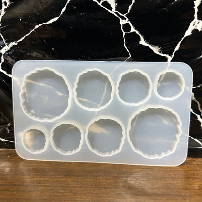 8 Cavity Round Agate Mould