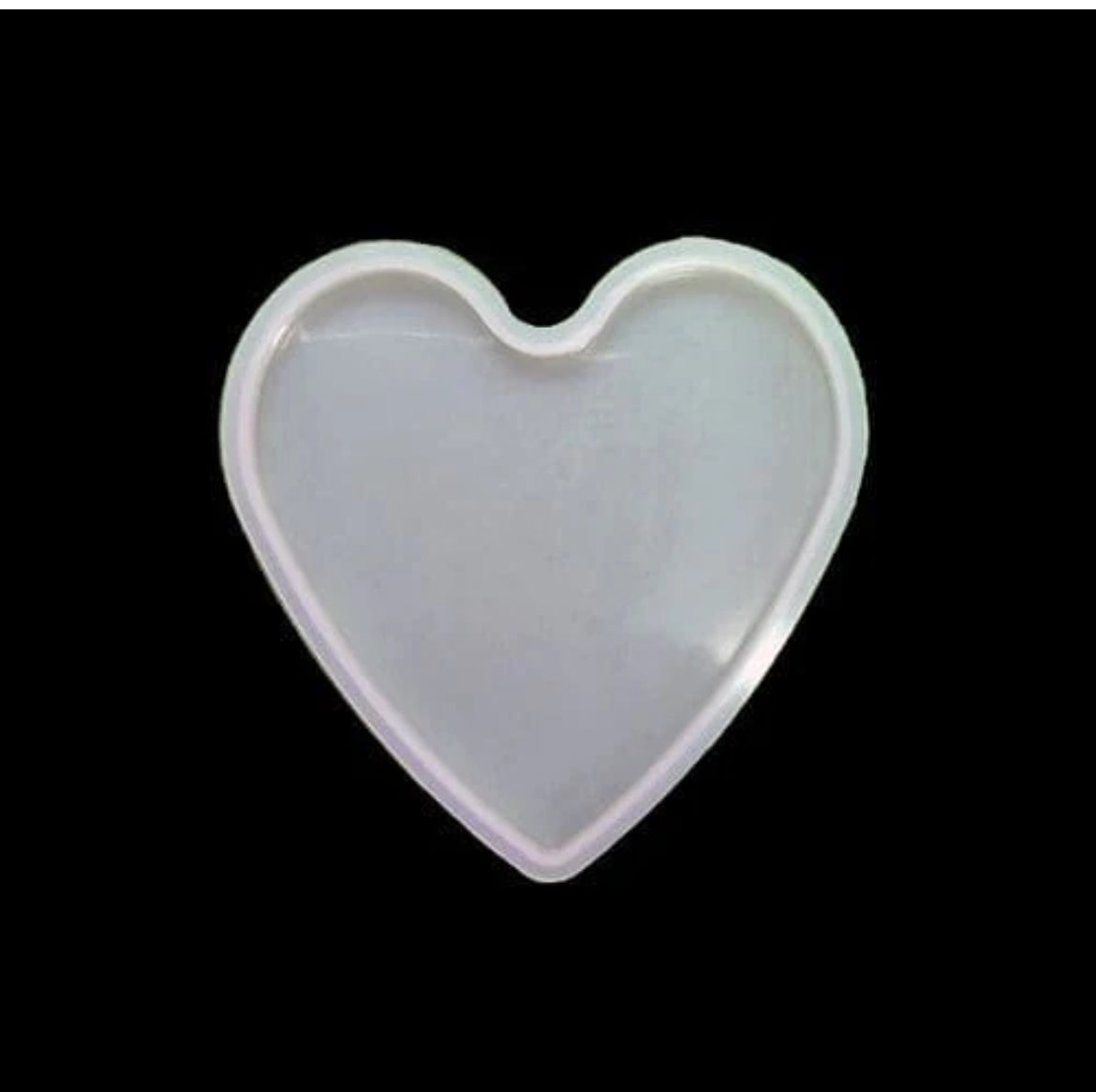 4.5" Heart Coaster Mould