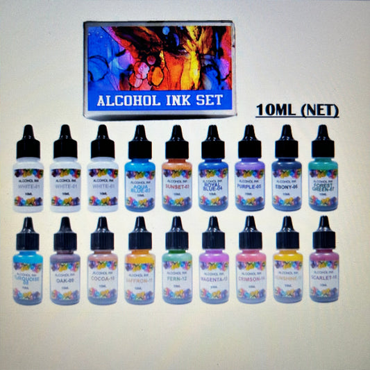 Alcohol Ink set - 10 ml