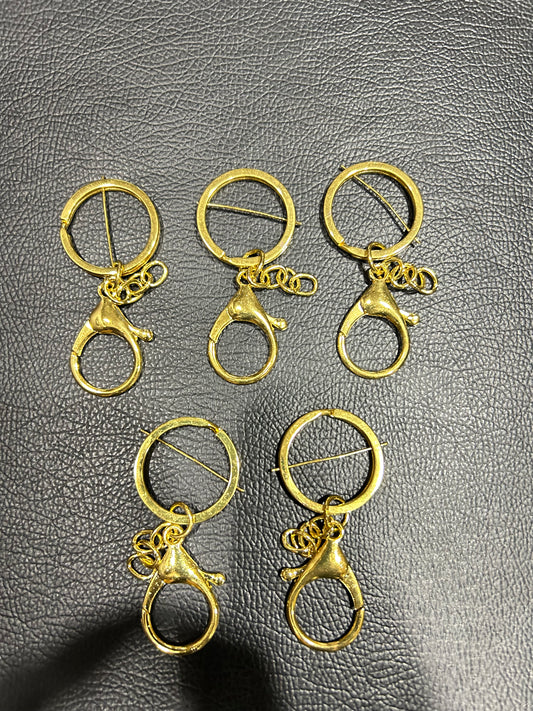 Lobster Keychain Gold