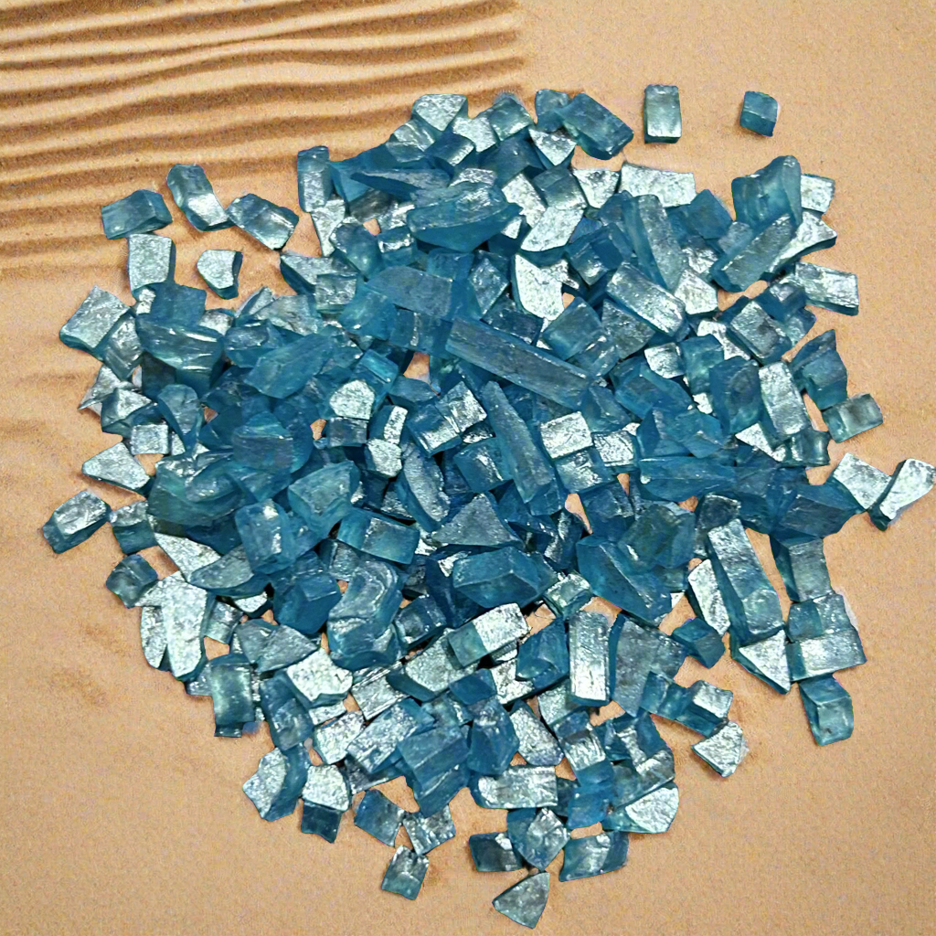 Blue Translucent Crystal 100 GM