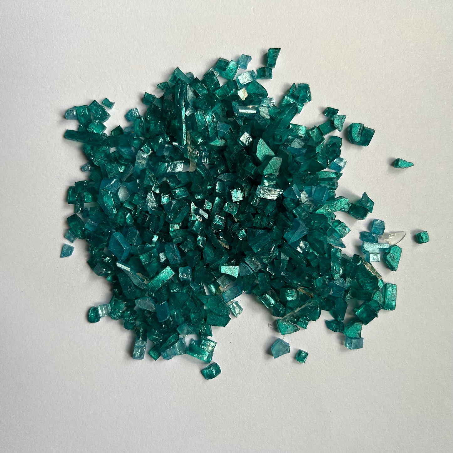 Teal Translucent Crystal 100 GM