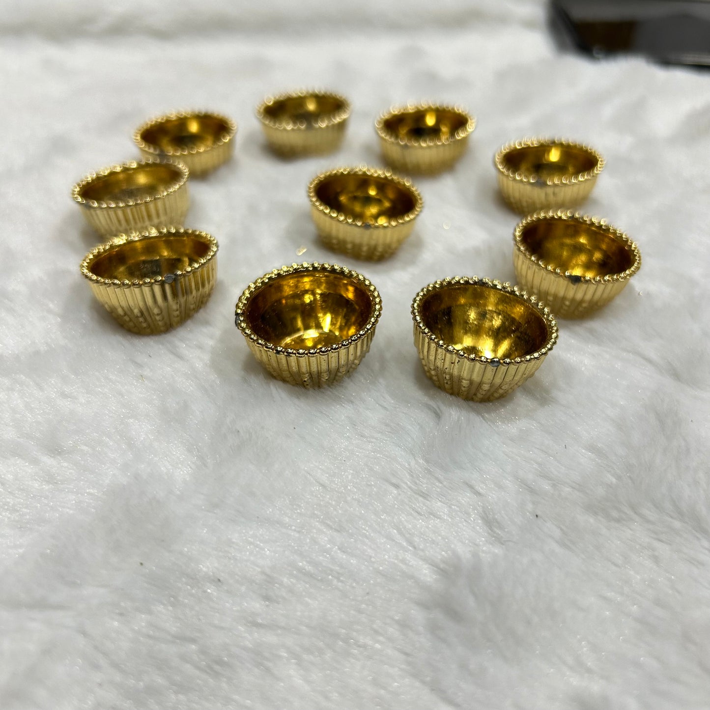 Gold Small Katori- Set of 10