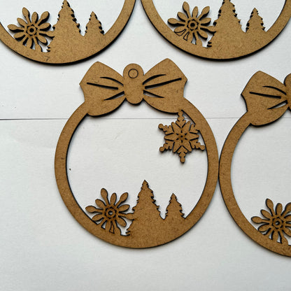 Christmas Ornament 1 MDF cutout