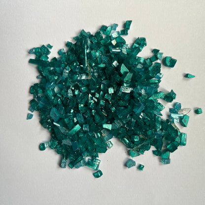 Teal Translucent Crystal 100 GM