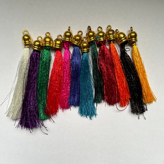 Tassel multicolour - set of 12