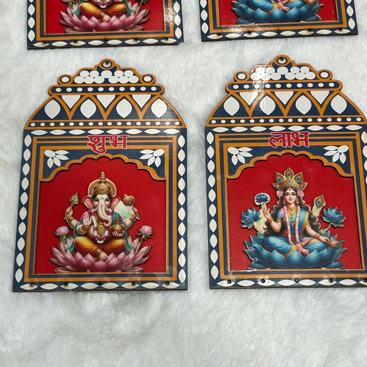 Laxmi Ganesh Hanging - MDF (Pair)