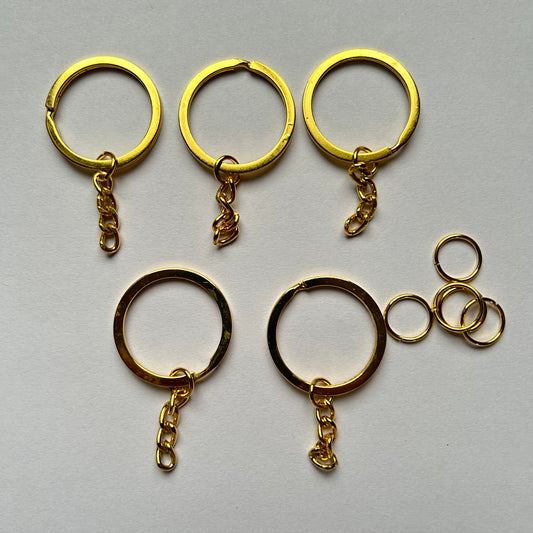 Keychain with connector ring