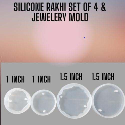 Rakhi & Jewelry Resin Mould - Set of 4